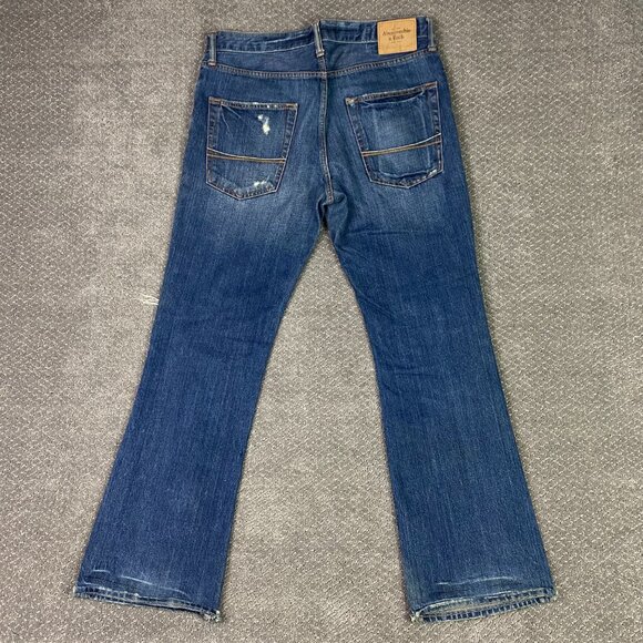 Abercrombie & Fitch Baxter Low Rise Slim Boot Men's 32 x 30 Fits 35 x 31.5 - Picture 4 of 14